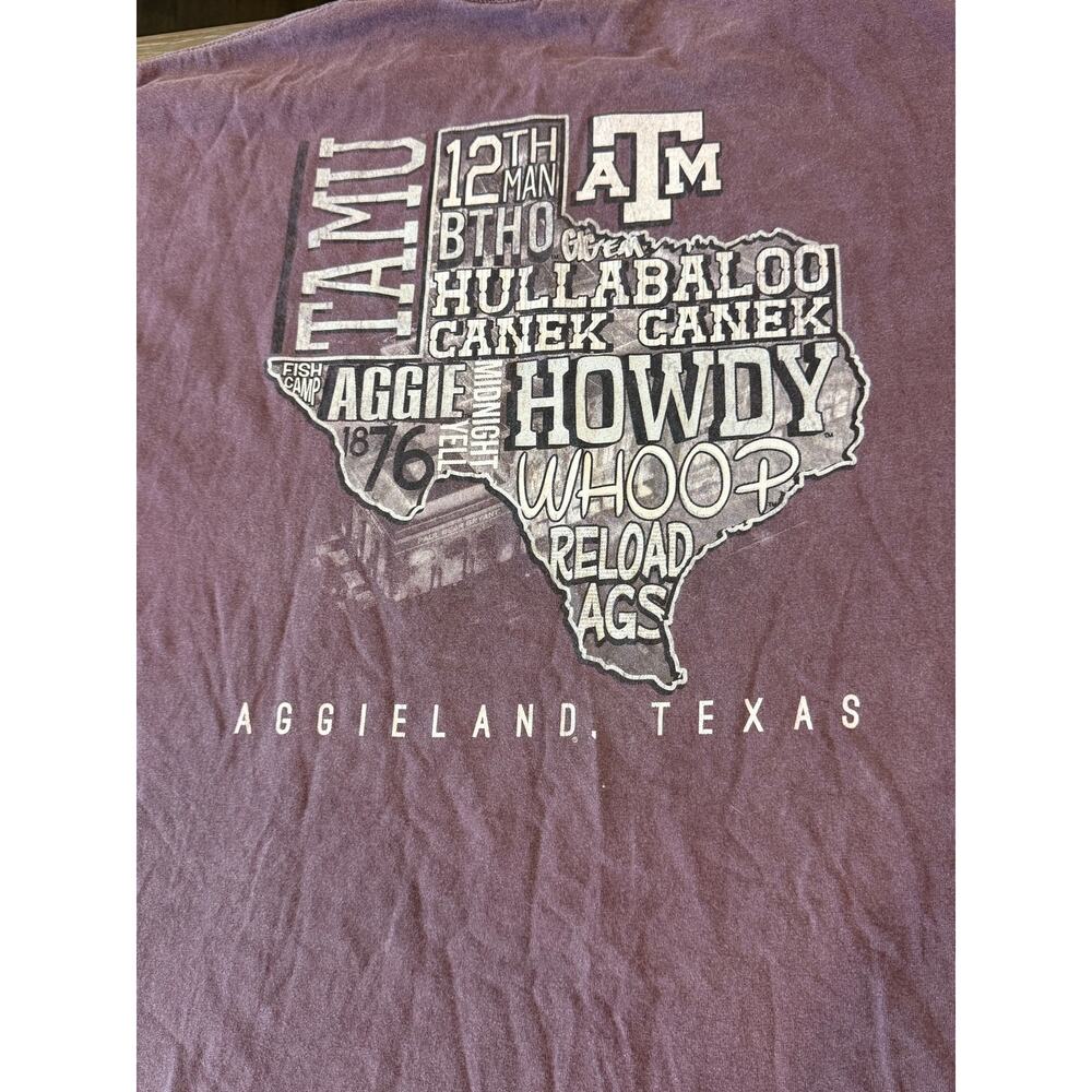 Texas A & M University Aggies 12th Man Comfort Colors Tee T-Sirt Men XXXL 3XL
